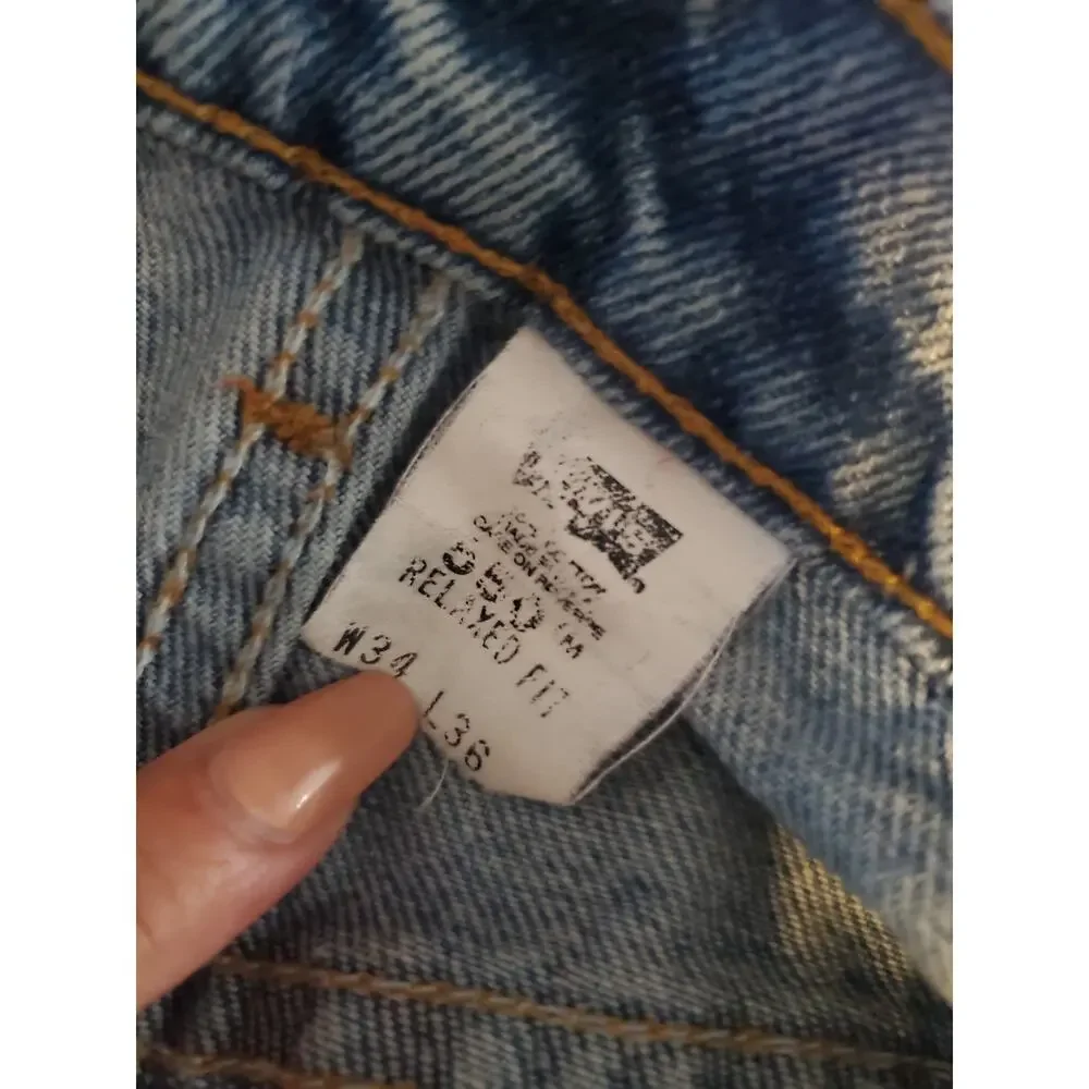 Vintage Levi's 550 Men's Relaxed Fit Jeans Size 34x36